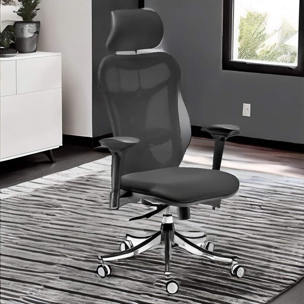 Tauras Revolving  Office Chair (Black) - photo