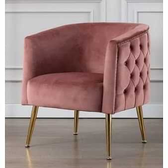 Teton Velvet arm barrel chair - photo