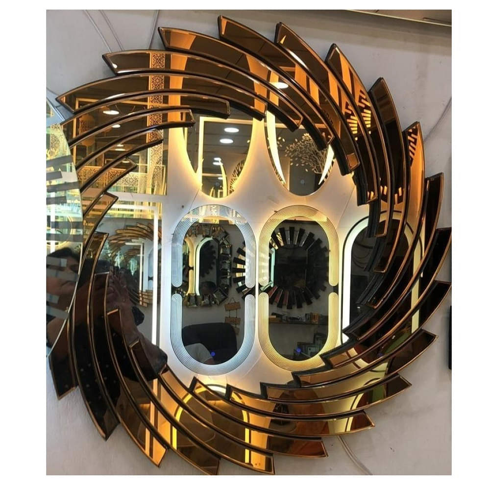 Luxury Decorative Flower Style Mirror - photo