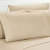 Solid Cream Double Bedsheet With Two Pillow Covers - front_view