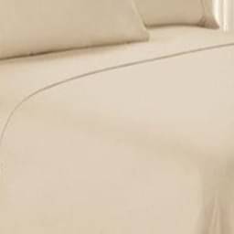 Beige Double Bedsheet With Two Pillow Covers (100x108 Inches)