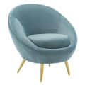 Tantra Upholstered Barrel Chair - top_view