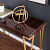Premium Console Cedar Table - top_view