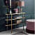 Oval Multi-Layer Console Table - photo