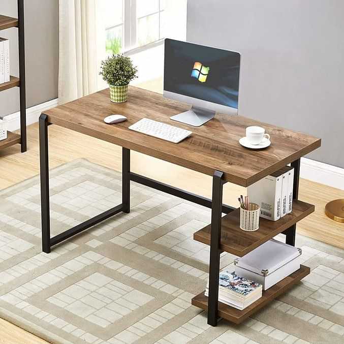 cocobolo  Rustic wood work desk - photo