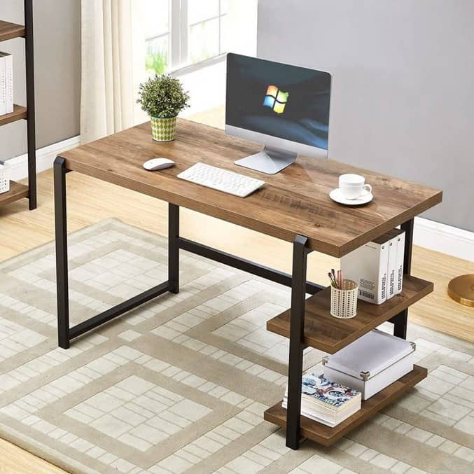 cocobolo  Rustic wood work desk