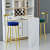 Modern Casual High Barstool - top_view