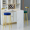 Modern Casual High Barstool - left_view