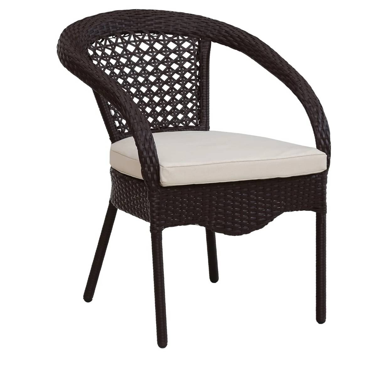 Novella Outdoor Patio 4 Chairs and 1 Table Set