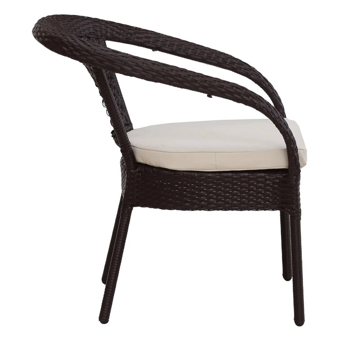 Novella Outdoor Patio 4 Chairs and 1 Table Set