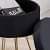 Stefan iron Accent stool - rear_view