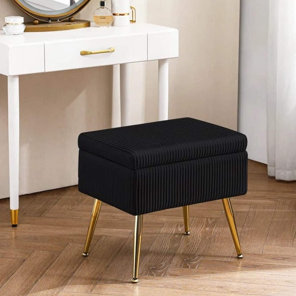 Brick style vanity stool - photo