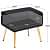 Brick style vanity stool - left_view
