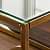 Mendeleev Curved Gold Coffee Table - top_view