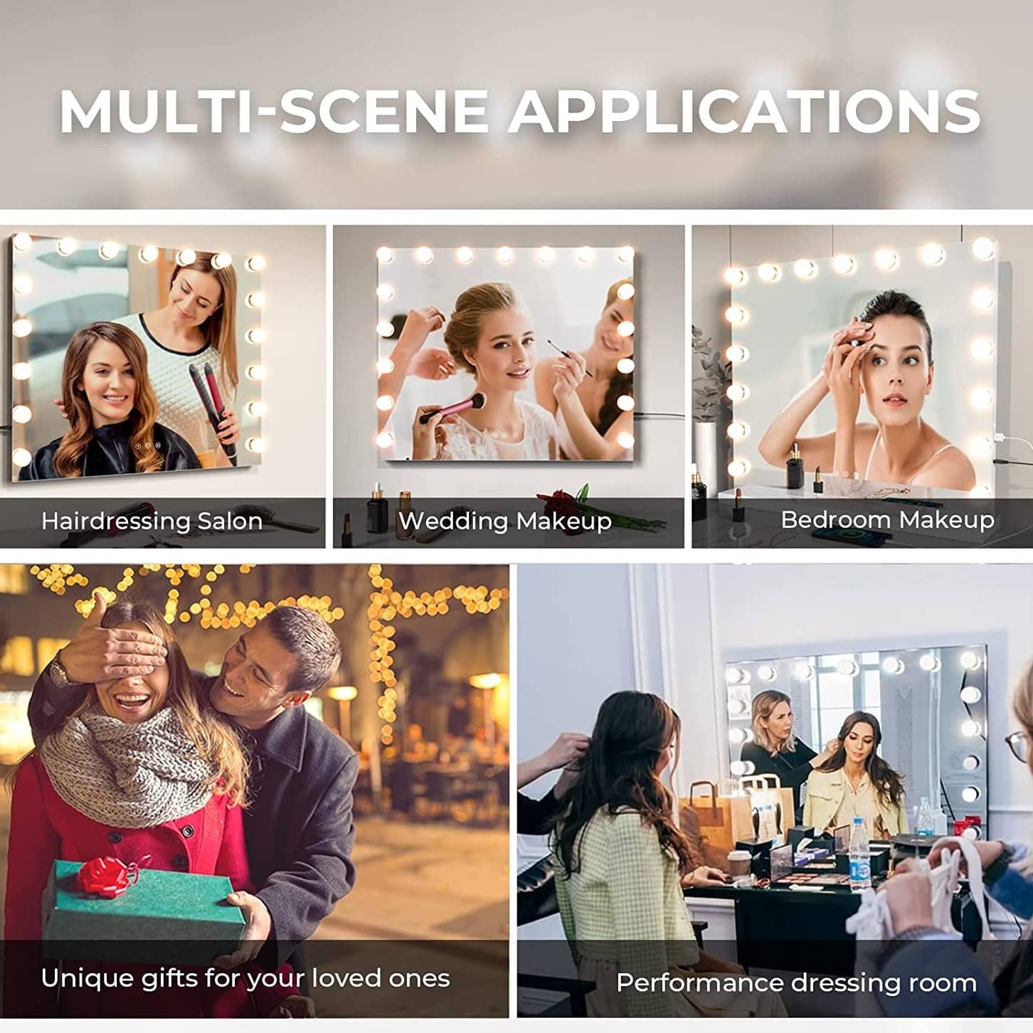 Helena Hollywood Mirror with Lights