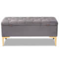 Baltimore 2 Seater Ottoman With Storage - top_view