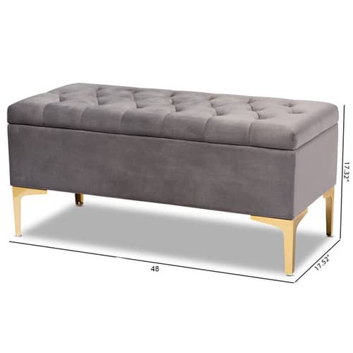 Baltimore 2 Seater Ottoman With Storage