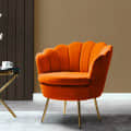 Aviana Accent chair(Orange Color) - photo