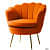 Aviana Accent chair(Orange Color) - front_view