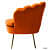 Aviana Accent chair(Orange Color) - rear_view