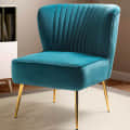 Cleo Accent Chair(Teal Color) - photo