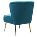 Cleo Accent Chair(Teal Color) - rear_view
