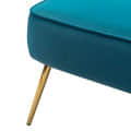 Cleo Accent Chair(Teal Color) - left_view