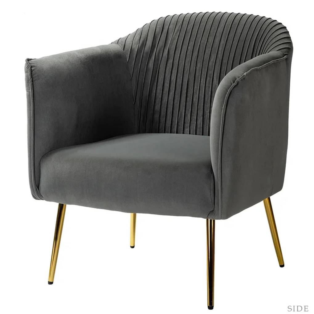 Lilly Accent Chair(Grey Color)