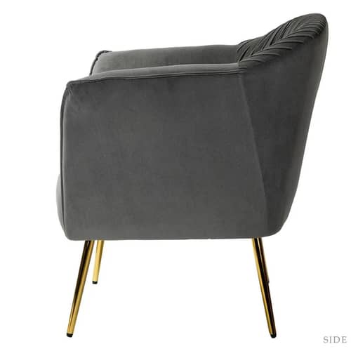Lilly Accent Chair(Grey Color)