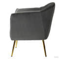 Lilly Accent Chair(Grey Color) - rear_view