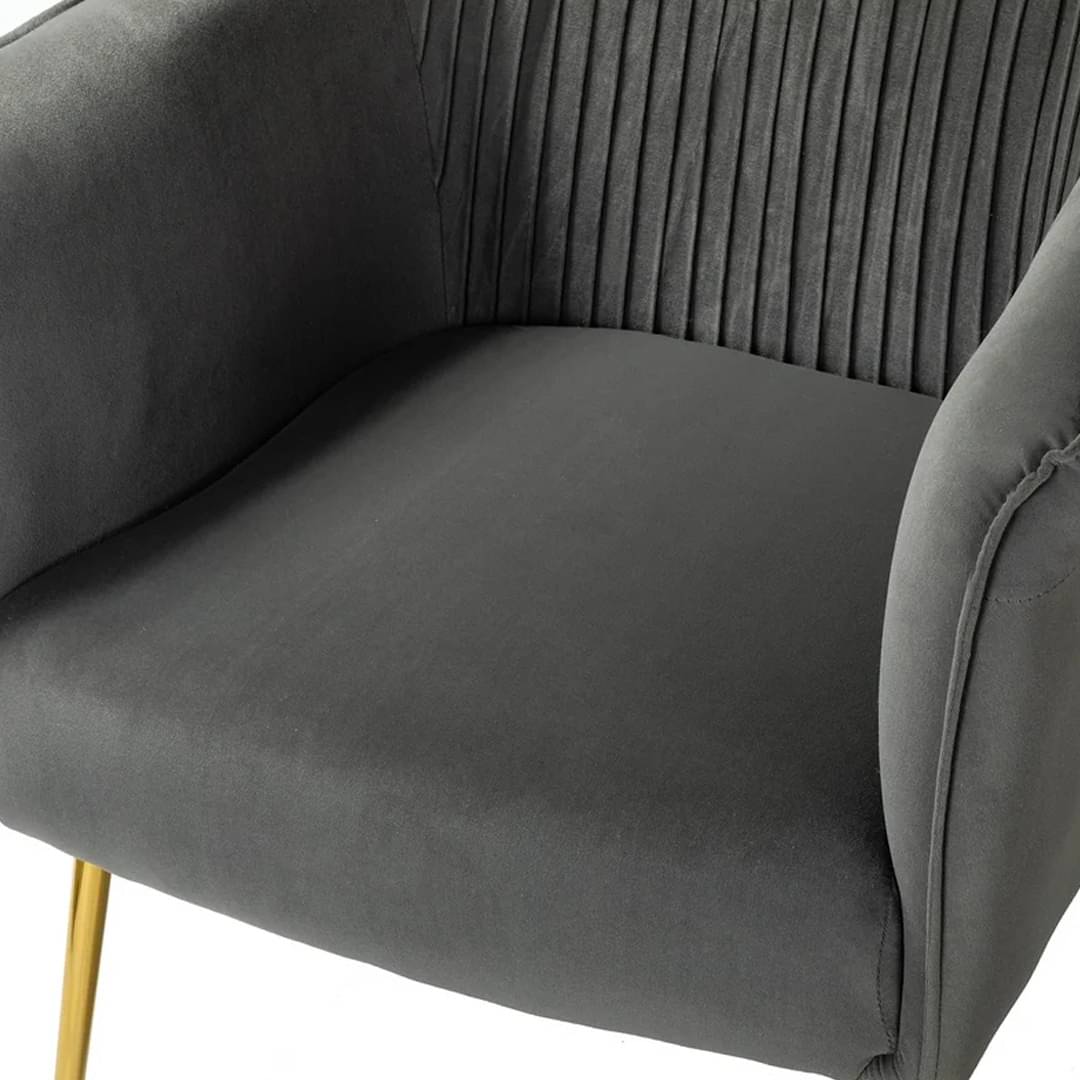 Lilly Accent Chair(Grey Color)