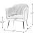 Lilly Accent Chair(Grey Color) - bottom_view