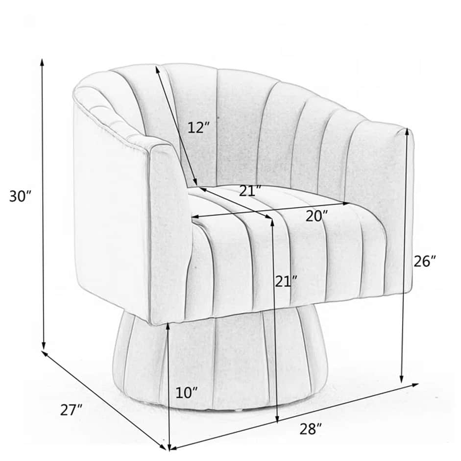 Morco Accent Chair(Green Color) - bottom_view