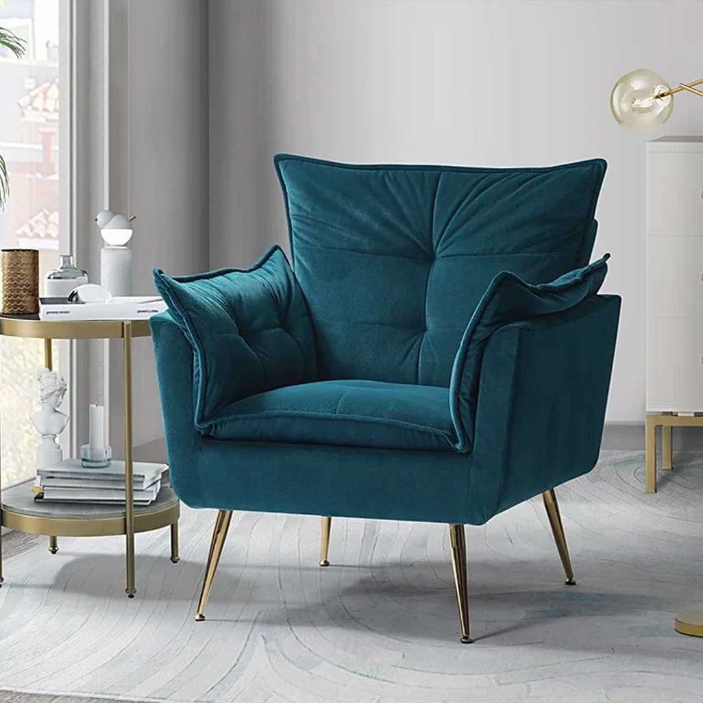 Mide Accent Chair(Blue color)