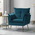 Mide Accent Chair(Blue color) - photo