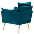Mide Accent Chair(Blue color) - rear_view