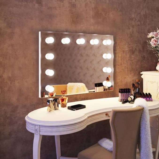 Sacramento Hollywood Mirror with Lights