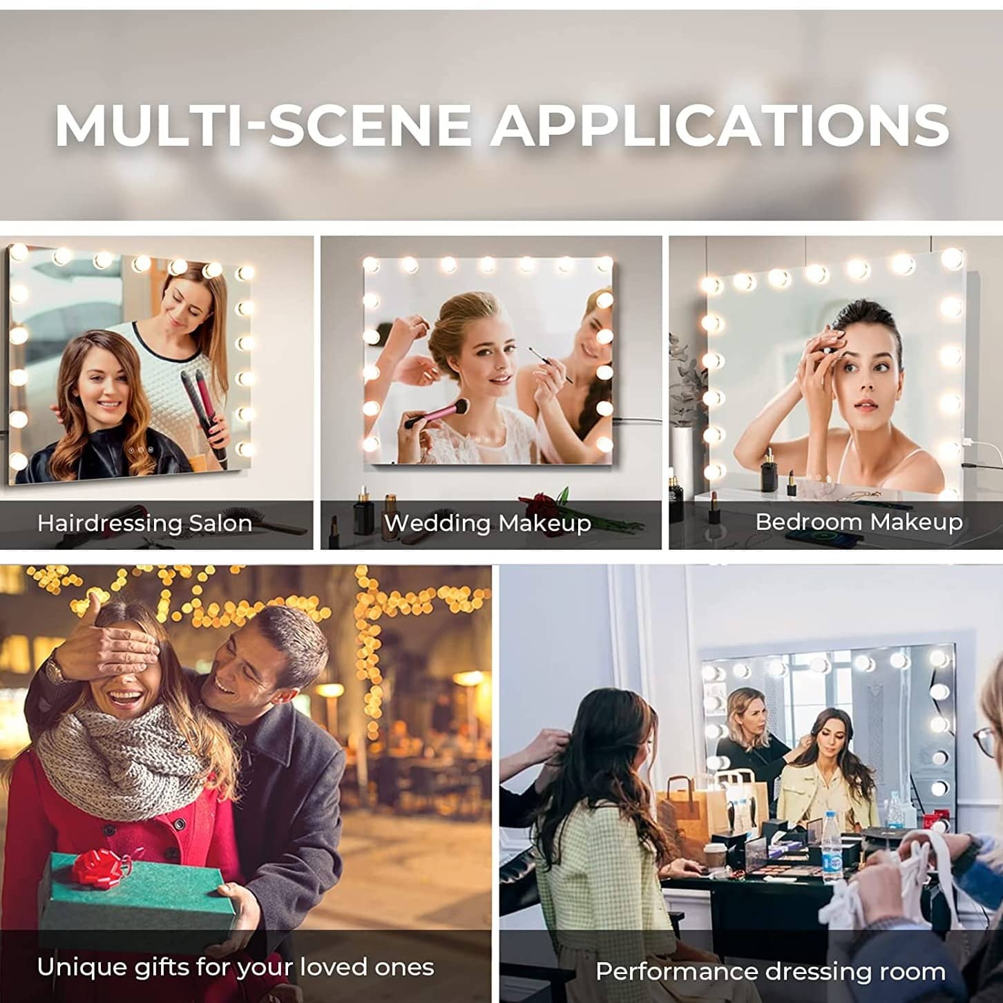 Sacramento Hollywood Mirror with Lights