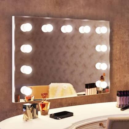 Sacramento Hollywood Mirror with Lights