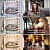 Baton Round Hollywood Mirror (30X30)" - front_view