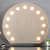 Baton Round Hollywood Mirror (30X30)" - rear_view