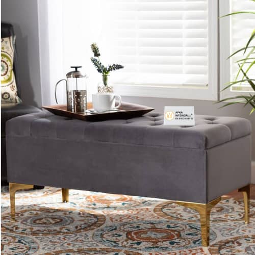 Baltimore 2 Seater Ottoman With Storage