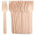Sapa Disposable Wooden Forks - top_view