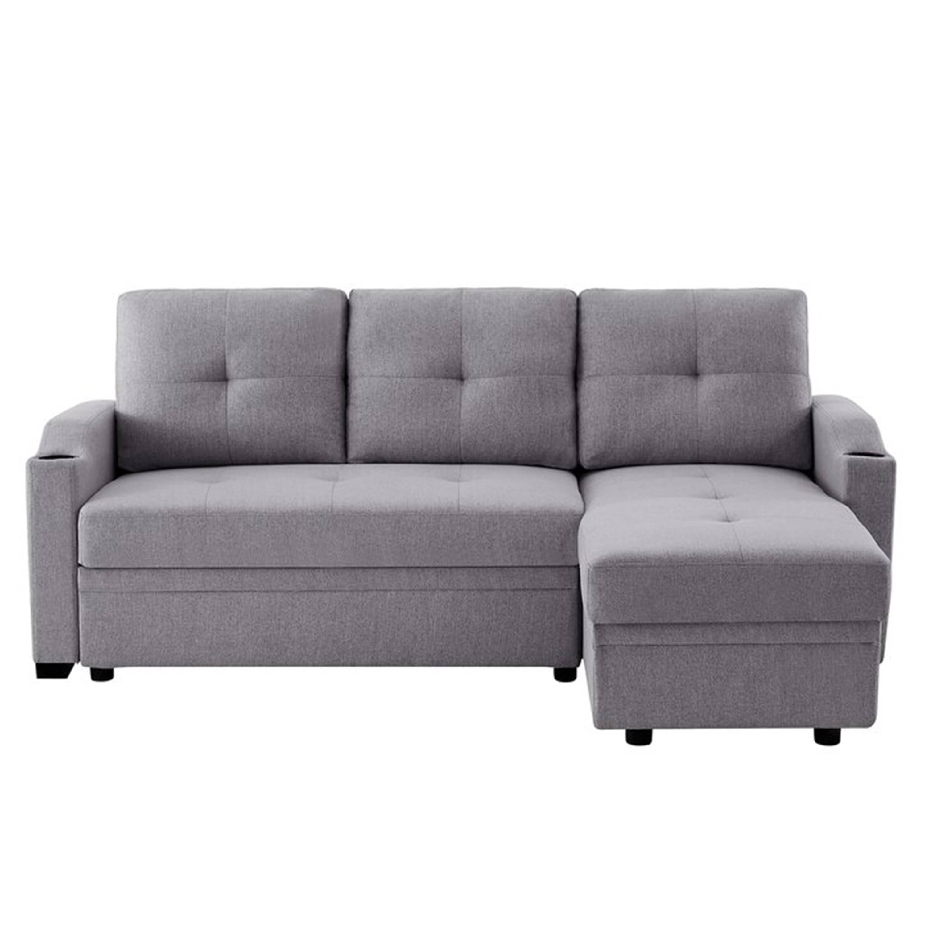Argo L shape Sofa Cum Bed with Storage (LHS)