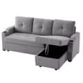 Argo L shape Sofa Cum Bed with Storage (LHS) - top_view