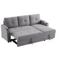 Argo L shape Sofa Cum Bed with Storage (LHS) - rear_view