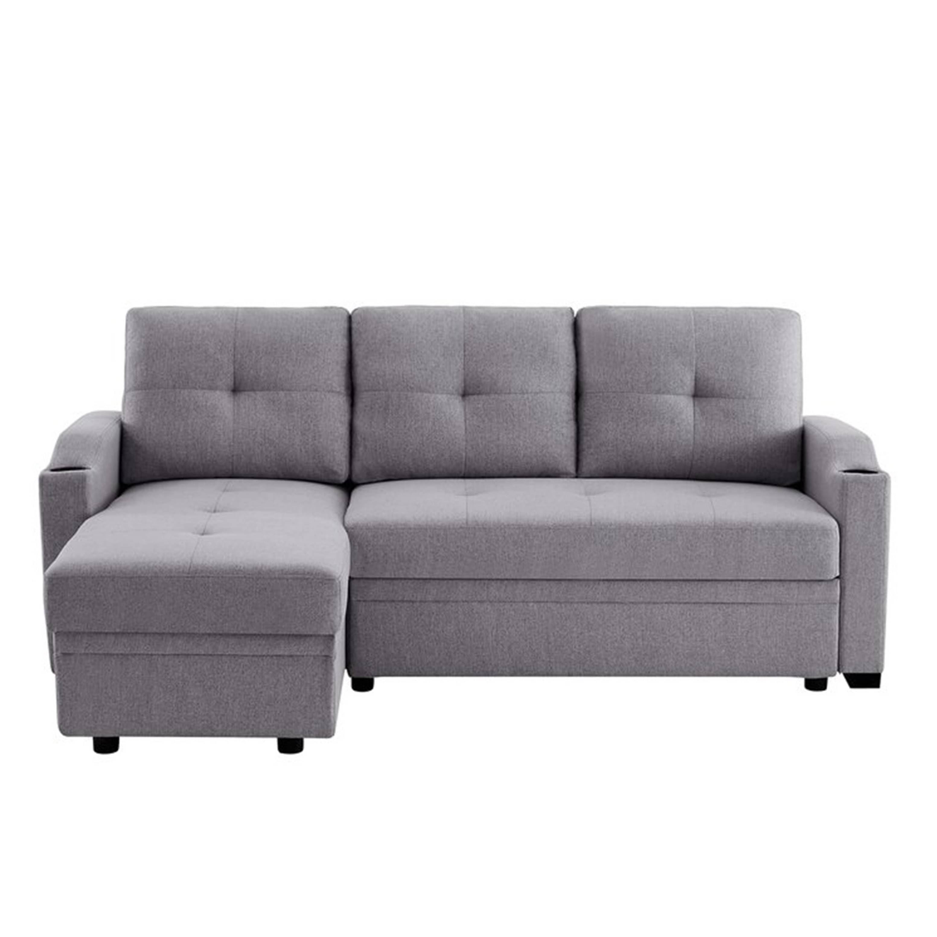 Argo L Shape Sofa Cum Bed with Storage (RHS)