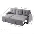 Argo L Shape Sofa Cum Bed with Storage (RHS) - bottom_view
