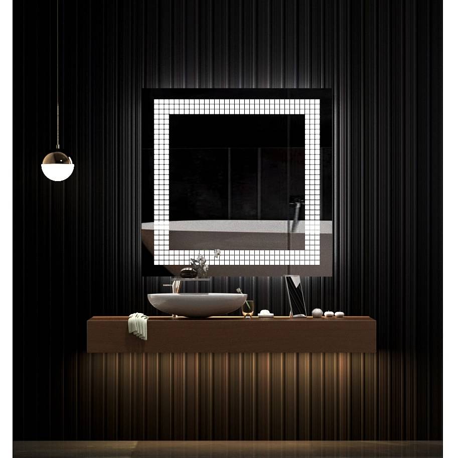 Hexa Square LED Mirror