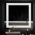 Hexa Square LED Mirror - front_view
